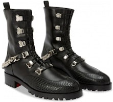 (W) Christian Louboutin Horse Guarda Flat Calf 'Negro Plata' 3200582-BK65 Shop (W) Christian Louboutin Horse Guarda Flat Calf 'Negro Plata' 3200582-BK65