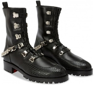 (W) クリスチャンルブタン ホースガラ フラット カーフ "ブラックスター" 3200582-BK65 Shop (W) クリスチャンルブタン ホースガラ フラット カーフ "ブラックスター" 3200582-BK65