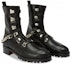Shop (W) Christian Louboutin Horse Guarda Flat Calf 'Hitam Perak' 3200582-BK65