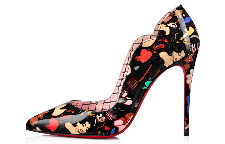 (Women) Christian Louboutin Hot Chick 'Black Fashion Heels' 1220047J906