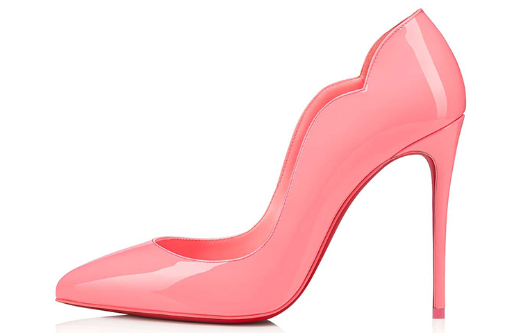 (W) Christian Louboutin Hot Chick 'Pink Patent'