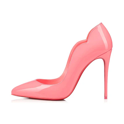 (W) Christian Louboutin Hot Chick 'Pink Patent'