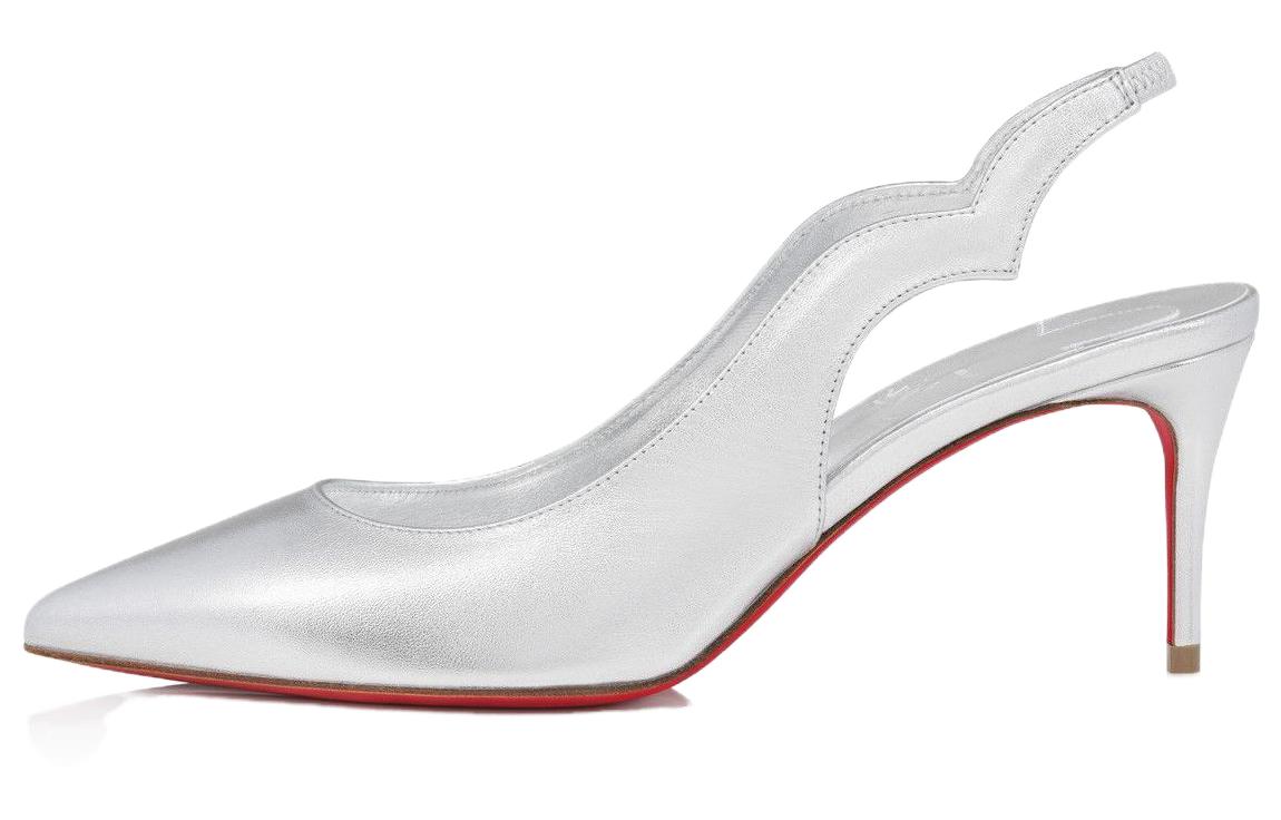 (W) Christian Louboutin Hot Chick 'Silver'