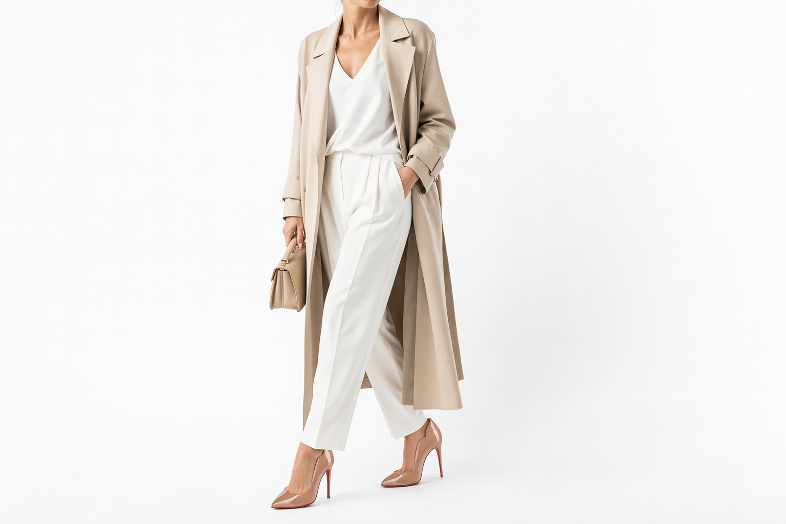 Order (W) Christian Louboutin Hot Chick Décolleté 100 MM Rosa Blush ''Beige'' Damenschuhe 1190911-PK1A