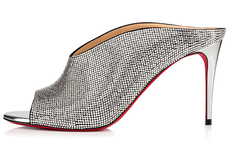 (W) Christian Louboutin Iced Bear 'Silver'