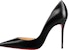 (W) Christian Louboutin Iriza 100mm Tumit Kulit Nappa Hitam 3160523BK01