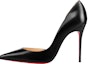 Buy (W) Christian Louboutin Iriza 100mm Tumit Kulit Nappa Hitam 3160523BK01
