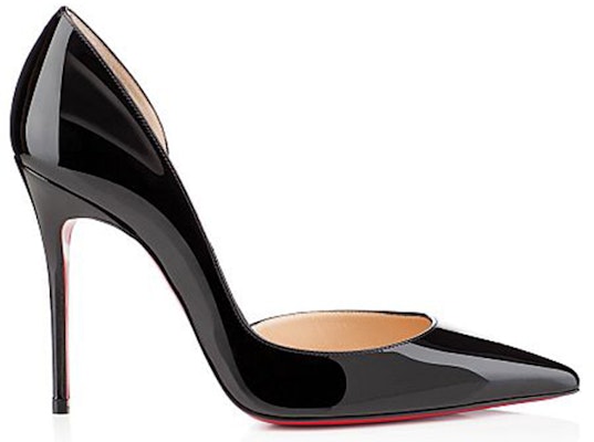(Women) Christian Louboutin Iriza 100mm Pump Black Patent Leather 3130524BK01 Order (Women) Christian Louboutin Iriza 100mm Pump Black Patent Leather 3130524BK01