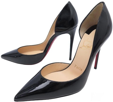 (Women) Christian Louboutin Iriza 100mm Pump Black Patent Leather 3130524BK01 Shop (Women) Christian Louboutin Iriza 100mm Pump Black Patent Leather 3130524BK01