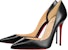 (W) Christian Louboutin Iriza 100mm Tumit Kulit Nappa Hitam 3160523BK01