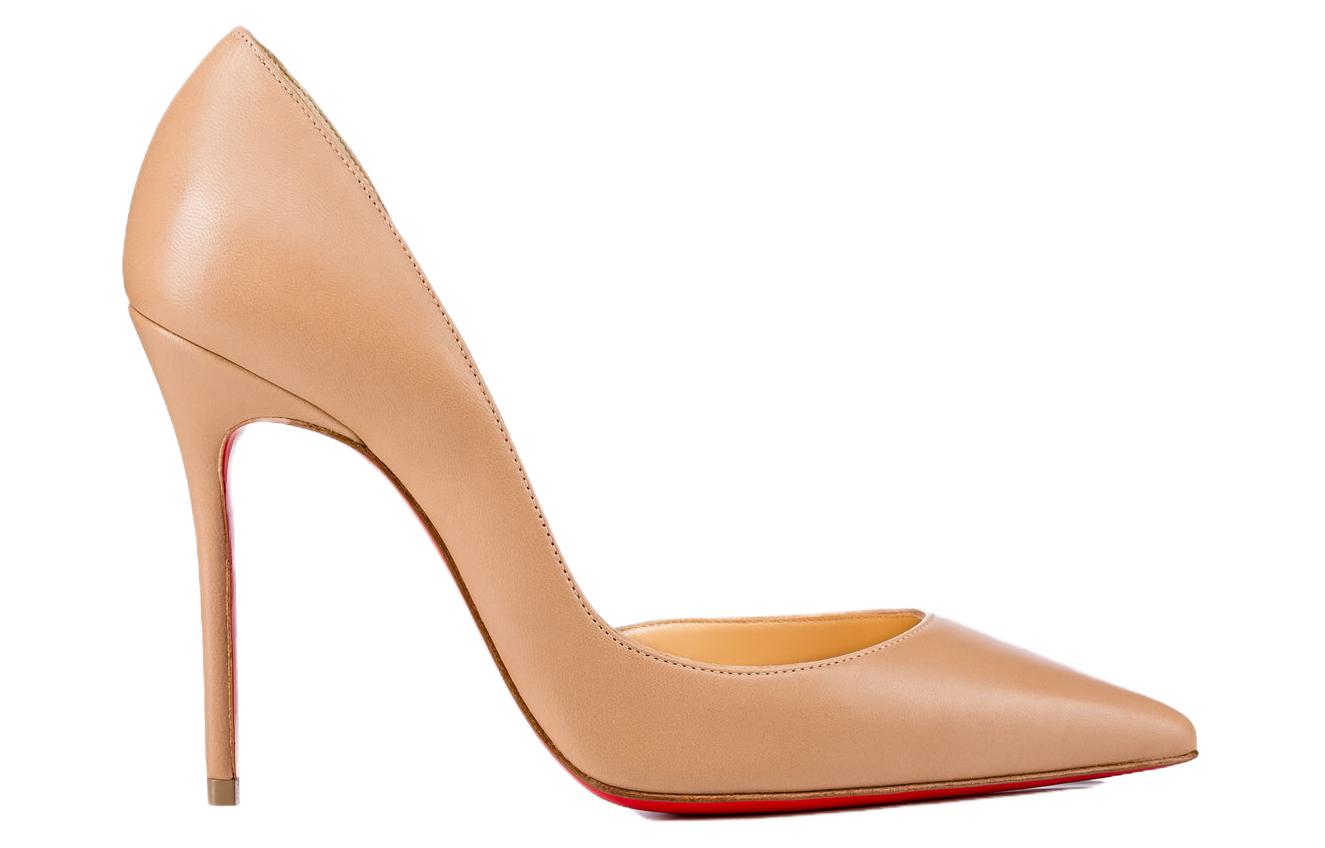(W) Christian Louboutin Iriza 100mm Pump Nude Nappa Leather 圖 2