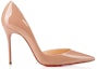 Order (W) Christian Louboutin Iriza 100mm Tumit Tinggi Kulit Patent Nude 3130524PK1A