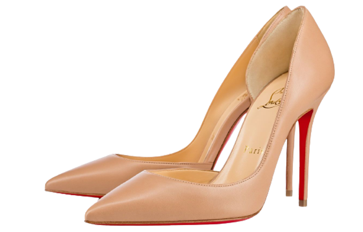 (W) Christian Louboutin Iriza 100mm Pump Nude Nappa Leather 圖 3