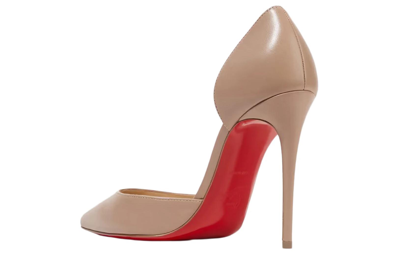 (W) Christian Louboutin Iriza 100mm Pump Nude Nappa Leather 圖 4