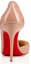 Purchase (W) Christian Louboutin Iriza 100mm Tumit Tinggi Kulit Patent Nude 3130524PK1A