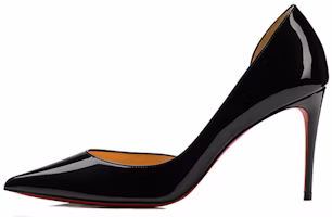 (Women) Christian Louboutin Iriza 85mm Pump Black Patent Leather 3210565BK01 (Women) Christian Louboutin Iriza 85mm Pump Black Patent Leather 3210565BK01