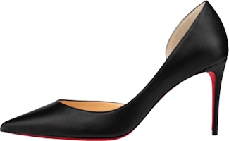 (Women) Christian Louboutin Iriza 85mm Pump Black Nappa Leather 1210648BK01 (Women) Christian Louboutin Iriza 85mm Pump Black Nappa Leather 1210648BK01