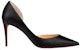 (W) Christian Louboutin Iriza 85mm Tumit Hitam Kulit Nappa 1210648BK01