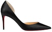 Order (W) Christian Louboutin Iriza 85mm Tumit Hitam Kulit Nappa 1210648BK01