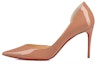 Buy (W) Christian Louboutin Iriza 85mm Kasut Tumit Tinggi Kulit Patent Nude 3210565PK1A