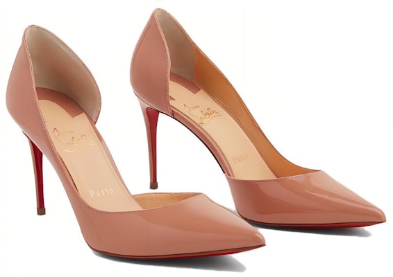 (W) Christian Louboutin Iriza 85mm Pump Kulit Patent Nude 3210565PK1A Order (W) Christian Louboutin Iriza 85mm Pump Kulit Patent Nude 3210565PK1A