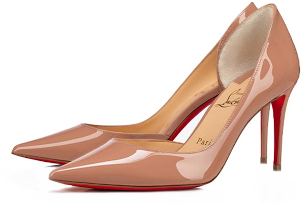 (W) Christian Louboutin Iriza 85mm Pump Kulit Patent Nude 3210565PK1A Lookbook (W) Christian Louboutin Iriza 85mm Pump Kulit Patent Nude 3210565PK1A