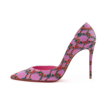 (W) Christian Louboutin Iriza 'Pink Patent Leather'