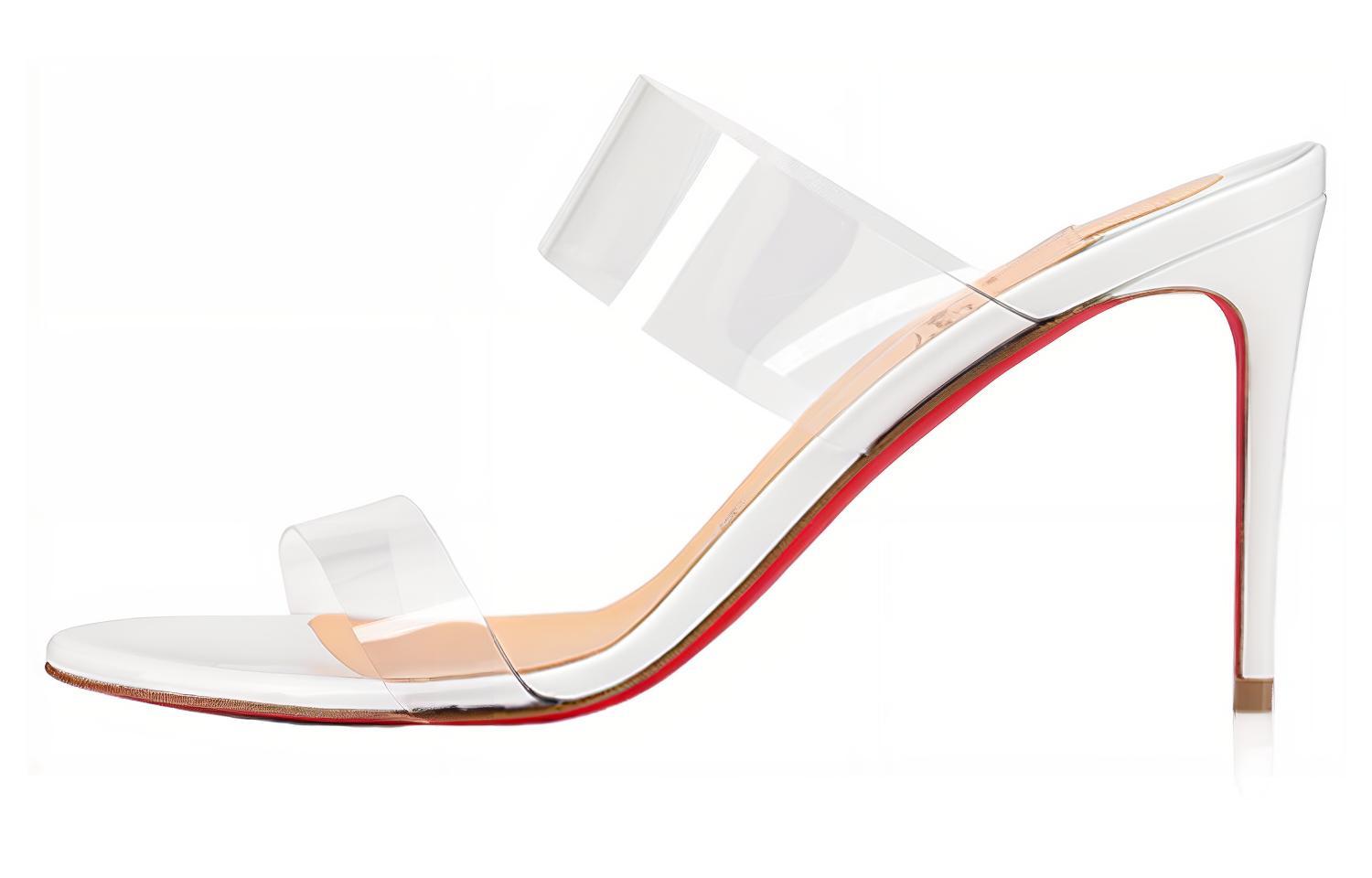 (Women) Christian Louboutin Just Nothing Heeled Sandals 'White' 3190081W222