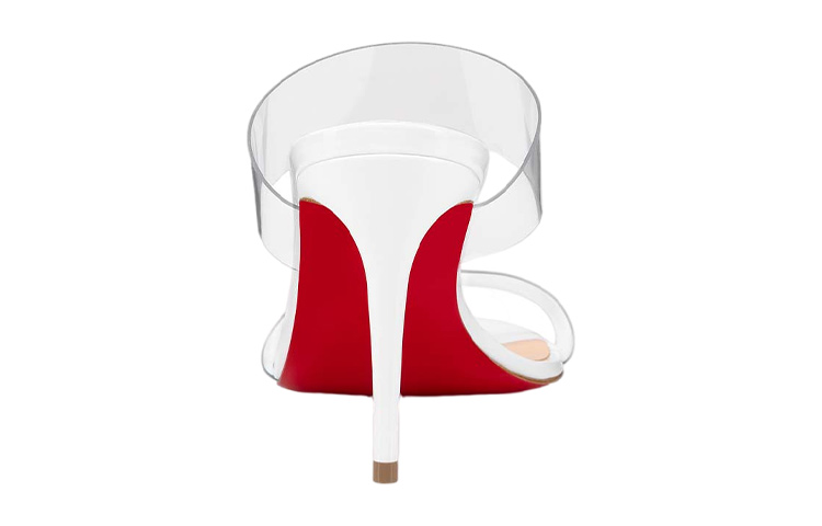 Shop (Women) Christian Louboutin Just Nothing Heeled Sandals 'White' 3190081W222