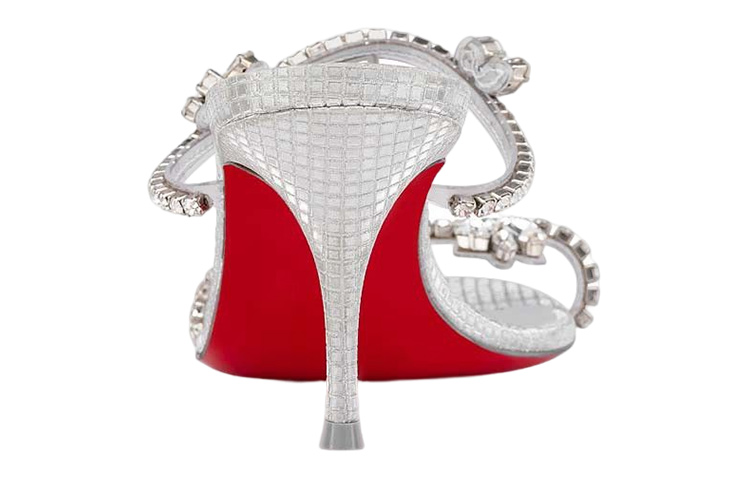(W) Christian Louboutin Just Queen Slide 'Silver' 圖 3