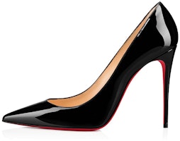 (Women) Christian Louboutin Kate 100mm Pump Black Patent Leather 3191411BK01 (Women) Christian Louboutin Kate 100mm Pump Black Patent Leather 3191411BK01