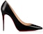 (W) Christian Louboutin Kate 100mm Pump Kulit Hitam Nappa 3191410BK01