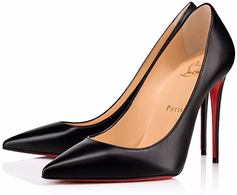 (W) Christian Louboutin Kate 100mm Pump Kulit Hitam Nappa 3191410BK01 Lookbook (W) Christian Louboutin Kate 100mm Pump Kulit Hitam Nappa 3191410BK01
