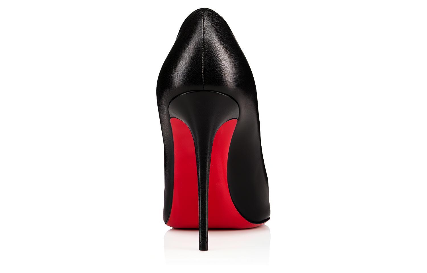 Shop (W) Christian Louboutin Kate 100mm Pump Kulit Hitam Nappa 3191410BK01
