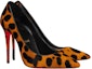 Lookbook (W) Christian Louboutin Kate 100mm Tumit Kulit Kuda Corak Harimau Bintang 3220763T593