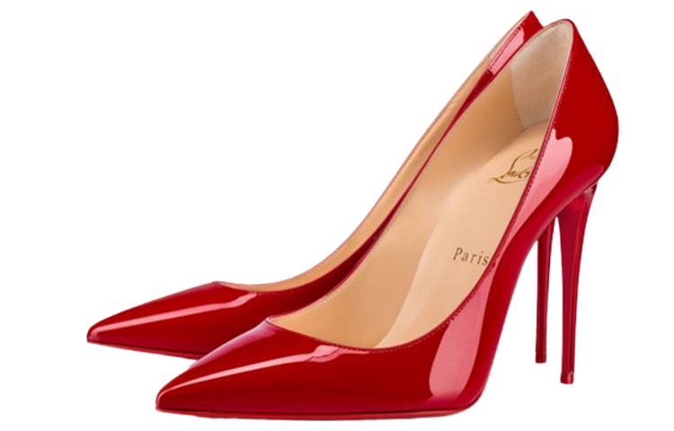 Shop (W) Christian Louboutin Kate 100mm Pump Loubi Kulit Paten Wanita 3191411R251