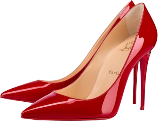 (W) Christian Louboutin Kate 100mm Kasut Tumit Tinggi Kulit Loubi Patent 3191411R251 Shop (W) Christian Louboutin Kate 100mm Kasut Tumit Tinggi Kulit Loubi Patent 3191411R251