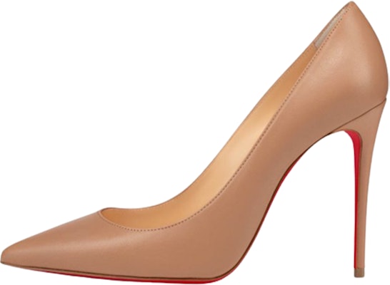 (Women) Christian Louboutin Kate 100mm Pump Nude Nappa Shiny Leather 3190048PK1A Buy (Women) Christian Louboutin Kate 100mm Pump Nude Nappa Shiny Leather 3190048PK1A