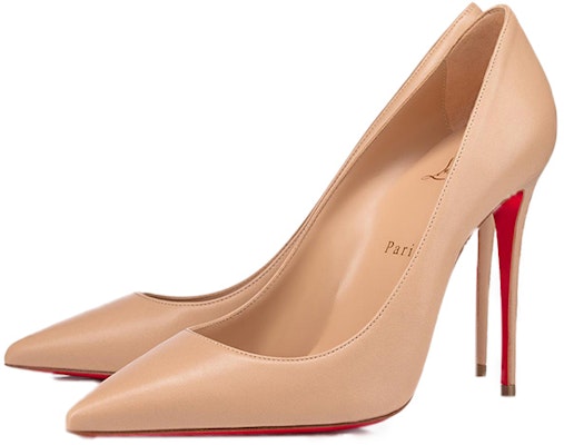(Women) Christian Louboutin Kate 100mm Pump Nude Nappa Leather 1210663N247 Lookbook (Women) Christian Louboutin Kate 100mm Pump Nude Nappa Leather 1210663N247