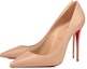 Lookbook (W) Christian Louboutin Kate 100mm Tumit Tinggi Nude Kulit Nappa 1210663N247