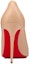 Shop (W) Christian Louboutin Kate 100mm Tumit Tinggi Nude Kulit Nappa 1210663N247