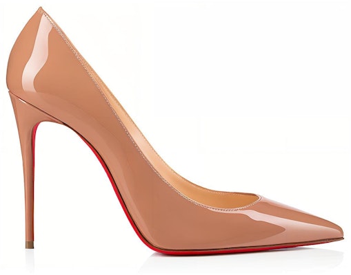 (W) Christian Louboutin Kate 100mm Hak Kulit Paten Nude 3191411PK20 Order (W) Christian Louboutin Kate 100mm Hak Kulit Paten Nude 3191411PK20