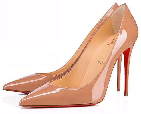 (W) Christian Louboutin Kate 100mm Bombe Nude Cuero Brillante 3191411PK20 Lookbook (W) Christian Louboutin Kate 100mm Bombe Nude Cuero Brillante 3191411PK20
