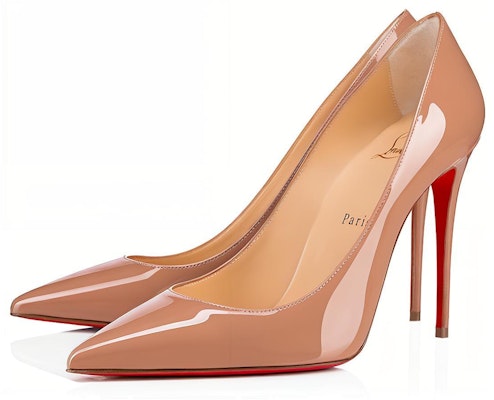 (Women) Christian Louboutin Kate 100mm Pump Nude Patent Leather 3191411PK20 Lookbook (Women) Christian Louboutin Kate 100mm Pump Nude Patent Leather 3191411PK20