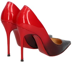 Christian Louboutin KATE 漆皮高跟鞋 女款 黑紅 Shop Christian Louboutin KATE 漆皮高跟鞋 女款 黑紅