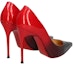 Shop (W) Christian Louboutin Kate 'Hitam Merah Patent' 3191412M283