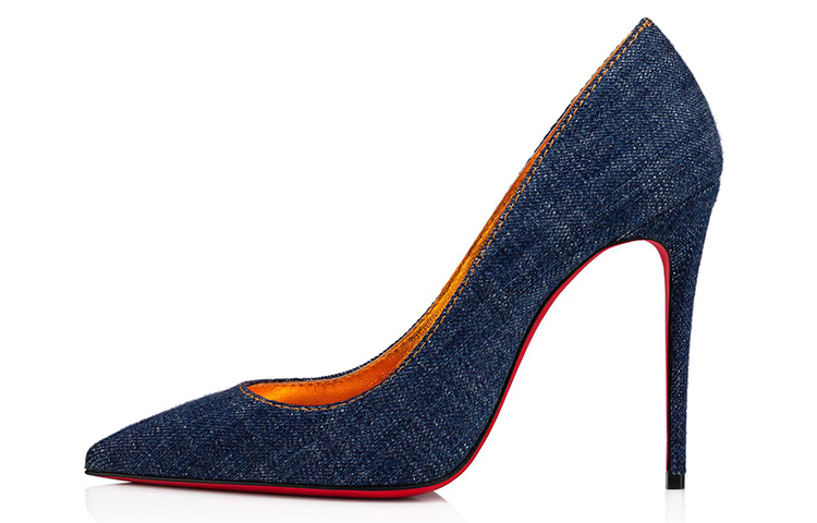 (W) Christian Louboutin Kate 'Deep Blue'