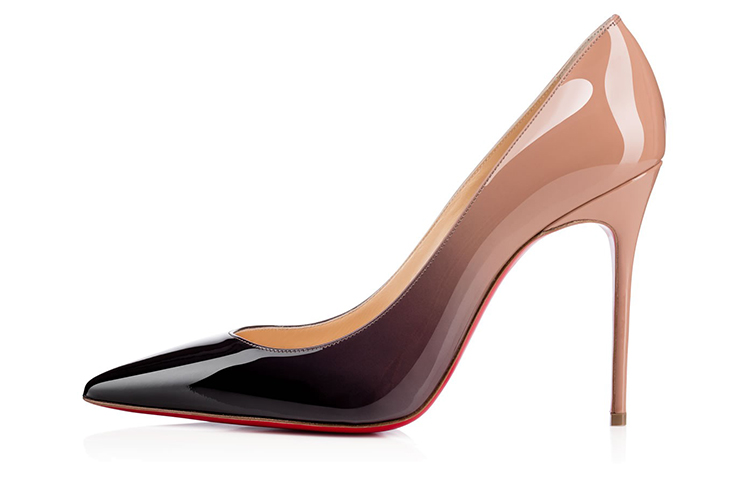 (W) Christian Louboutin Kate 'Degrade Black'