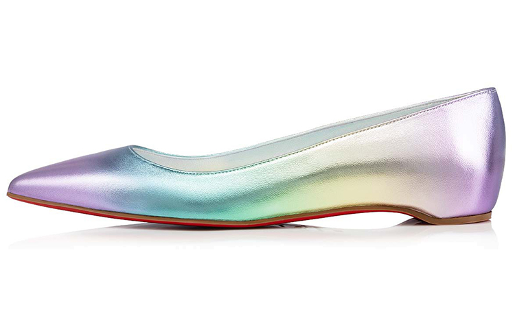 (W) Christian Louboutin Kate 'Fluorescent Purple'