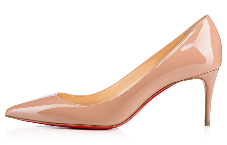 (W) Christian Louboutin Kate 'Nude'